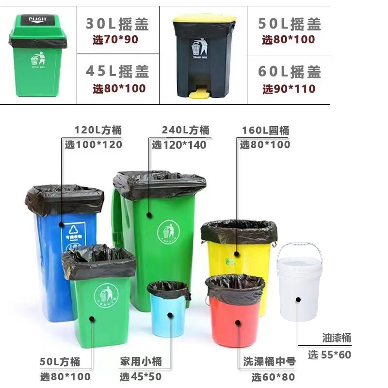 一般飯店用多大的垃圾袋？